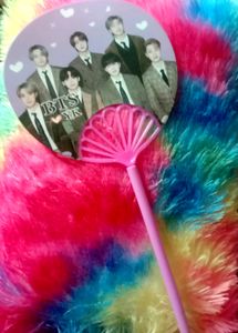 2 In 1 ,BTS Hand Fan And Pen