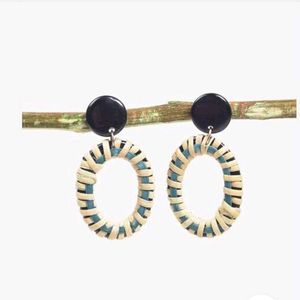 Woven Circle Earrings