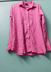 Pink Button-Down Shirt