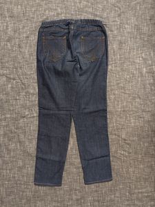 Pull-On Denim Pants