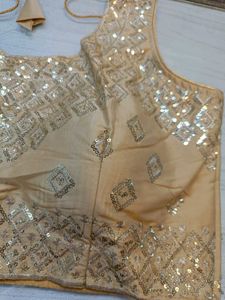 Sleeveless Gold Blouse