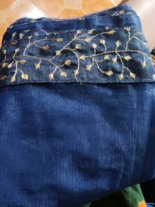 Ethnic Blue Gown With Duppata