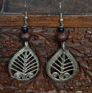 3 Pair Dokra Earrings