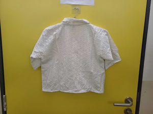 Mango White Hakoba Top