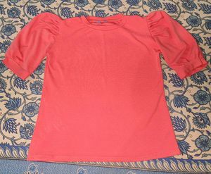 Casual Puff Sleeves Women Top