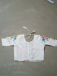 Sequin Embroidery Design Blouse