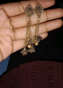 3 Golden New Earrings
