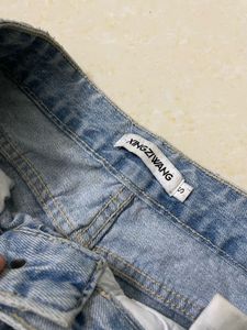 Y2k Pintresty Ripped Knee Jeans