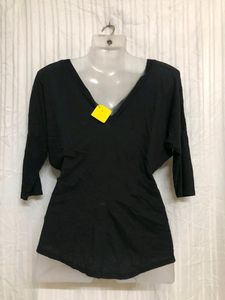 Express Black Short Sleeve Top