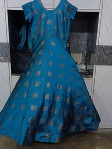 Beautiful Gown With Dupatta And Legging