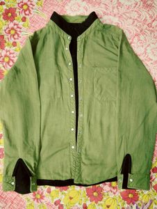 Roadster Reversible Shirt (Olive Green &amp; Black)