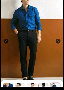 FINAL PRICE NEW RARE RABBIT Blue LINEN Shirt