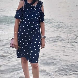 Shoulder Cut Dress