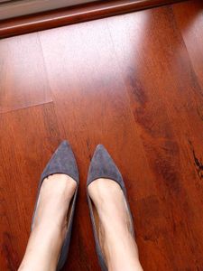 Block Heeled Pumps