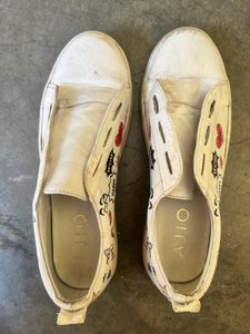 Funky White Shoes