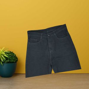 women black straight jeans size 28 (O-49)