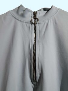 Crop Top With Class Front Chain