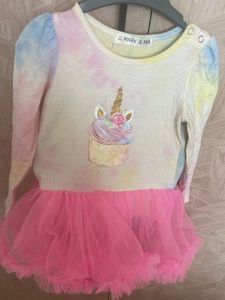 Frill Frock Romper - 6- 12M