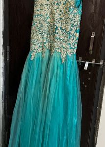 Blue Party Wear Gown