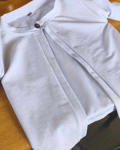 Elegant White Bolero Jacket