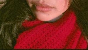 Red Mikasa Knit Scarf 🧣