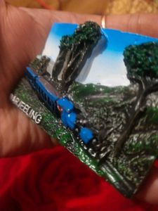 Beautiful Darjeeling Toy Train Fridge Magnet