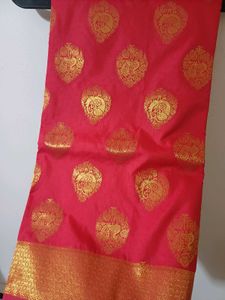 🆕️ Red &amp; Golden Jari Saree
