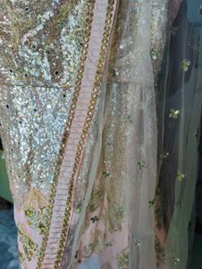 Pink Sequin Lehenga