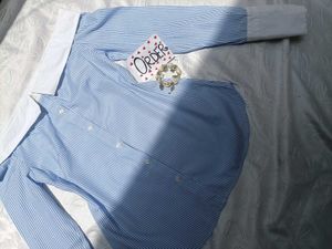 Off- shoulder Fitted Stripped Shirt 💙