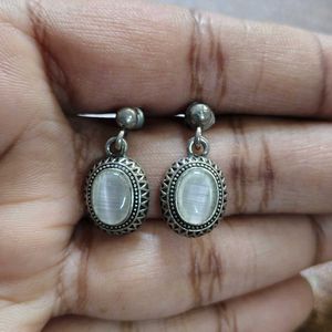 Vintage Silver Drop Earrings