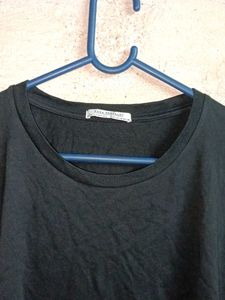 ZARA Oversized Mesh Top Long Black 🖤