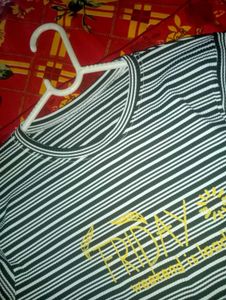Striped Graphic Tee