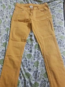Mustard Yellow Denim Jeans