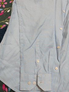 Men&#39;s Blue Checked Shirt