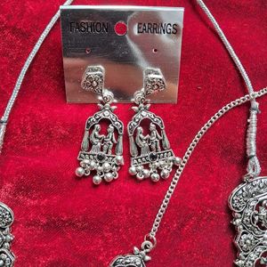 Oxidized Silver Jewelry Set