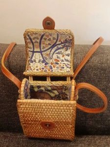 Woven Crossbody Bag