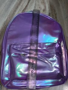 Holographic 💜 Backpack Miniso🆕
