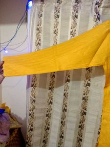 ✨ Mustard colour Men’s Kurta Pyjama Set – Elegant