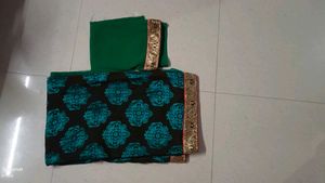 New Double Color Saree