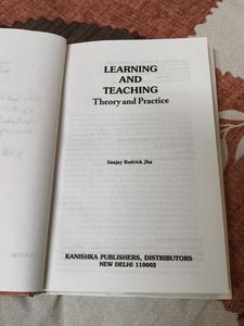 Learning and Teaching Theory &amp; Practic