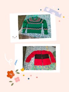 Combo Of Winter Sweater And Sweatshirt
