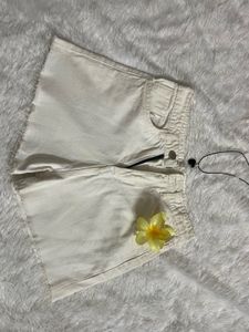 Beige Denim Short+ H&amp;m Dress