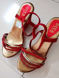 Red & Gold Heels