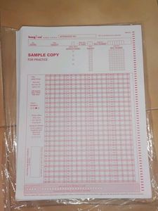 OMR SHEETS - 105 LOOSE SHEET (A4 SIZE)