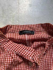 Gingham Red Checked Shirt