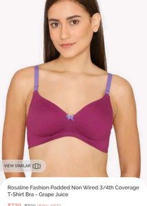 Blue Bra with Red Straps