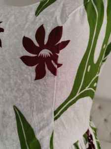Vintage A-line Floral Print Dress