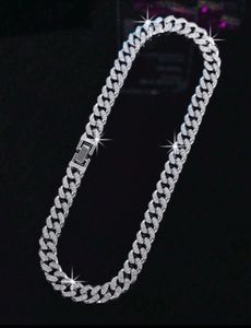 Link Chain Necklace with Rhinestone Anti Tarnish