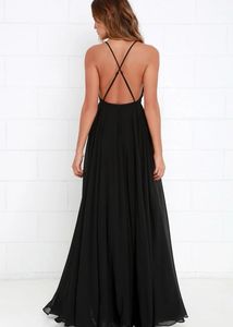 Elegant Black Maxi Dress