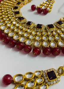 Mehrum Kundan Set For Wedding Festival